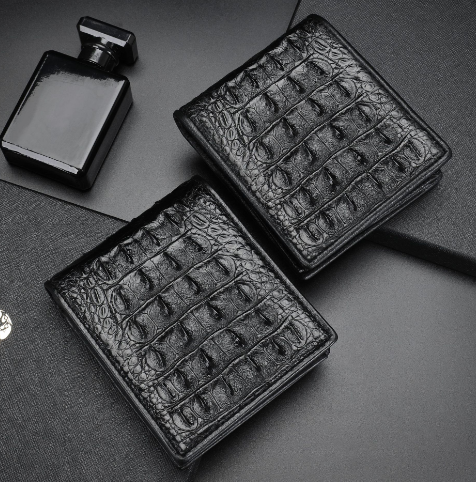 Siamese Crocodile Leather Wallet