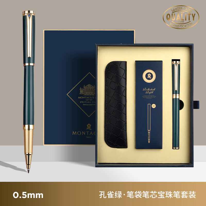Luxurious Metal Gel Ink Pen