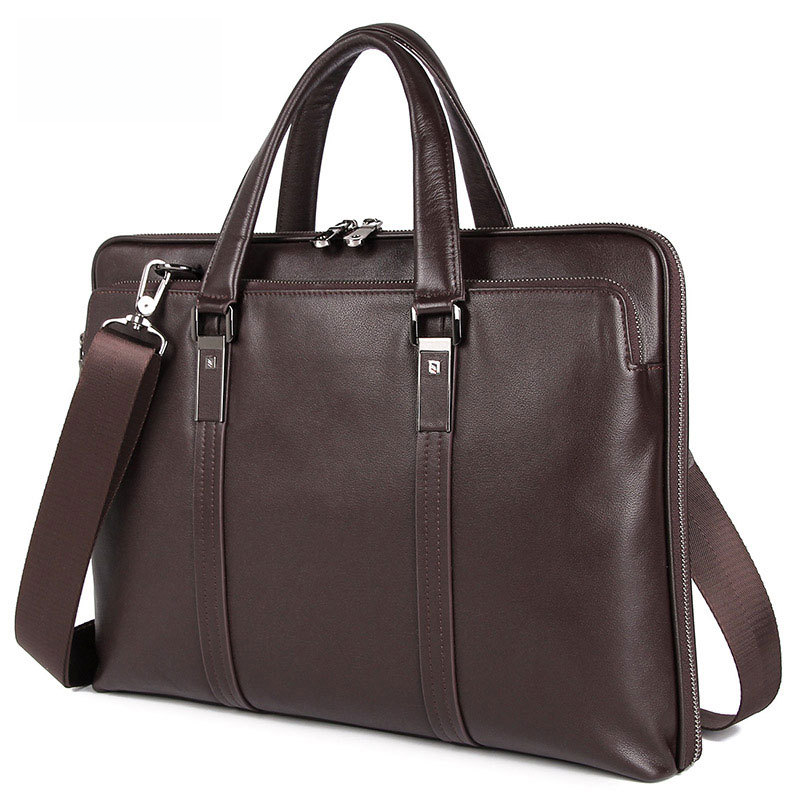 Genuine Leather Men's Briefcase