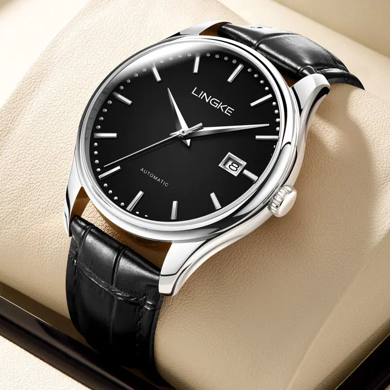 Swiss Hollow Mechanical Watch - Elegant Men's Automatic