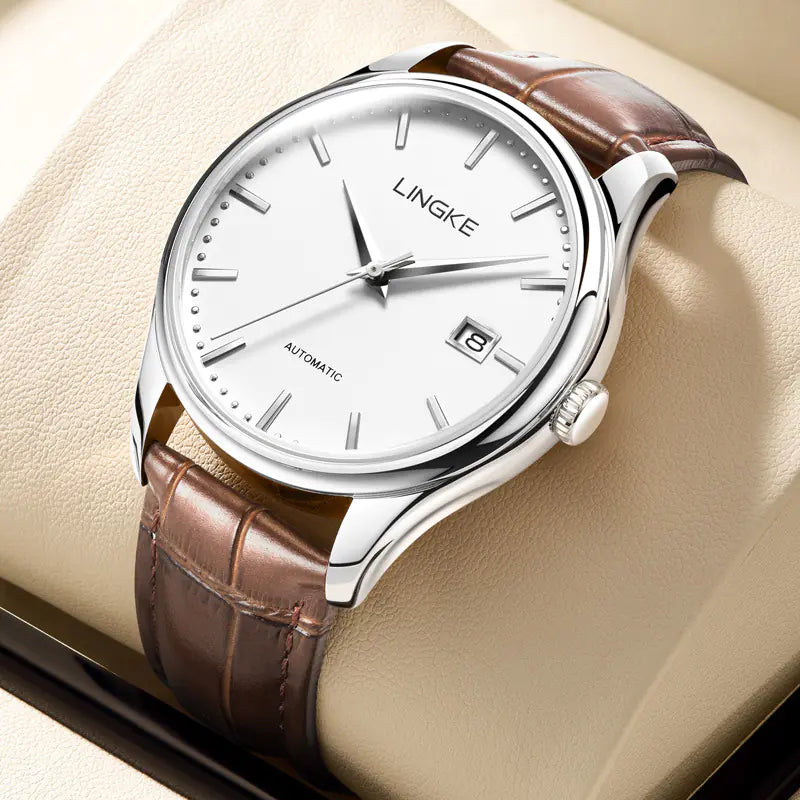 Swiss Hollow Mechanical Watch - Elegant Men's Automatic