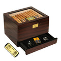 Cigar Humidor Case & Digital Hygrometer