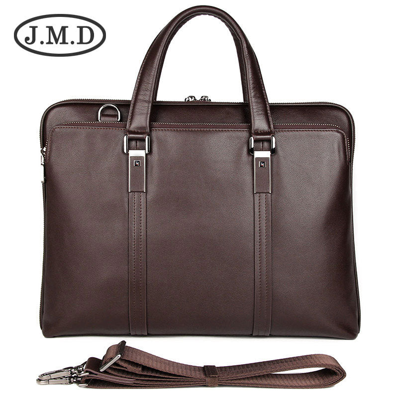 Genuine Leather Men's Briefcase