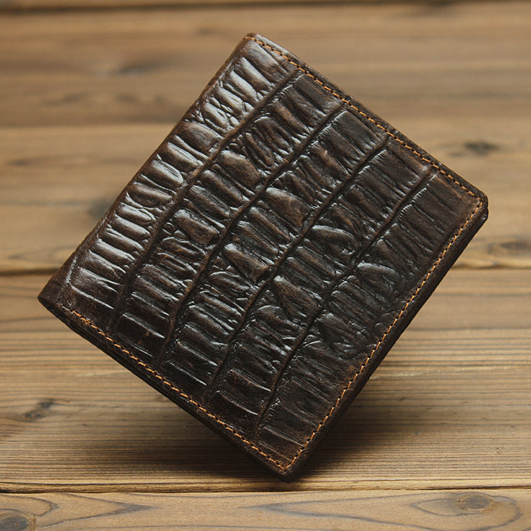 Siamese Crocodile Leather Wallet
