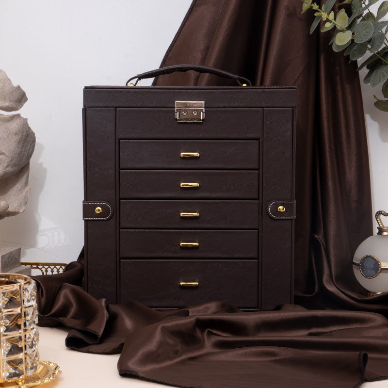 Leather Jewelry Storage Box