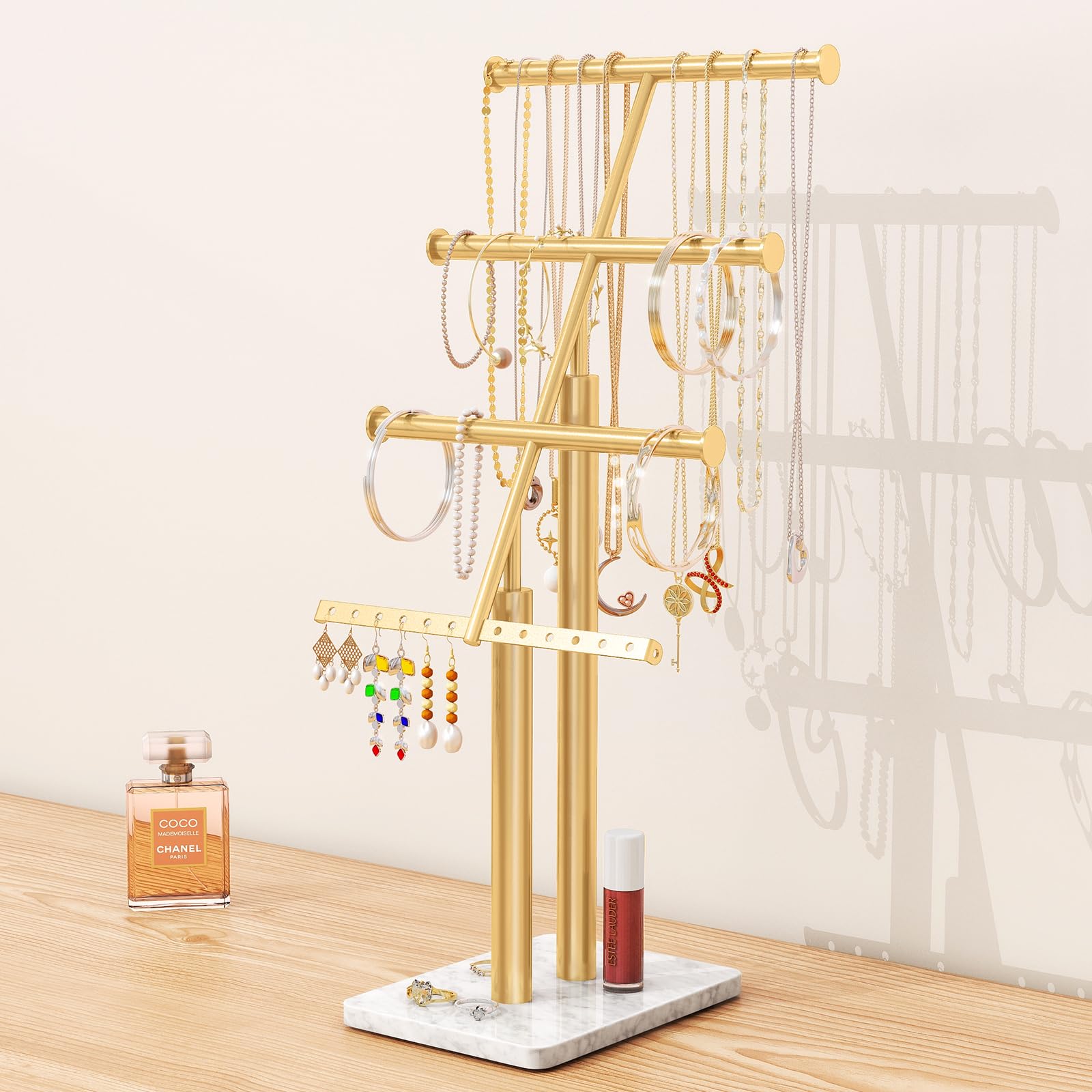 Jewelry Tree with Marble Base